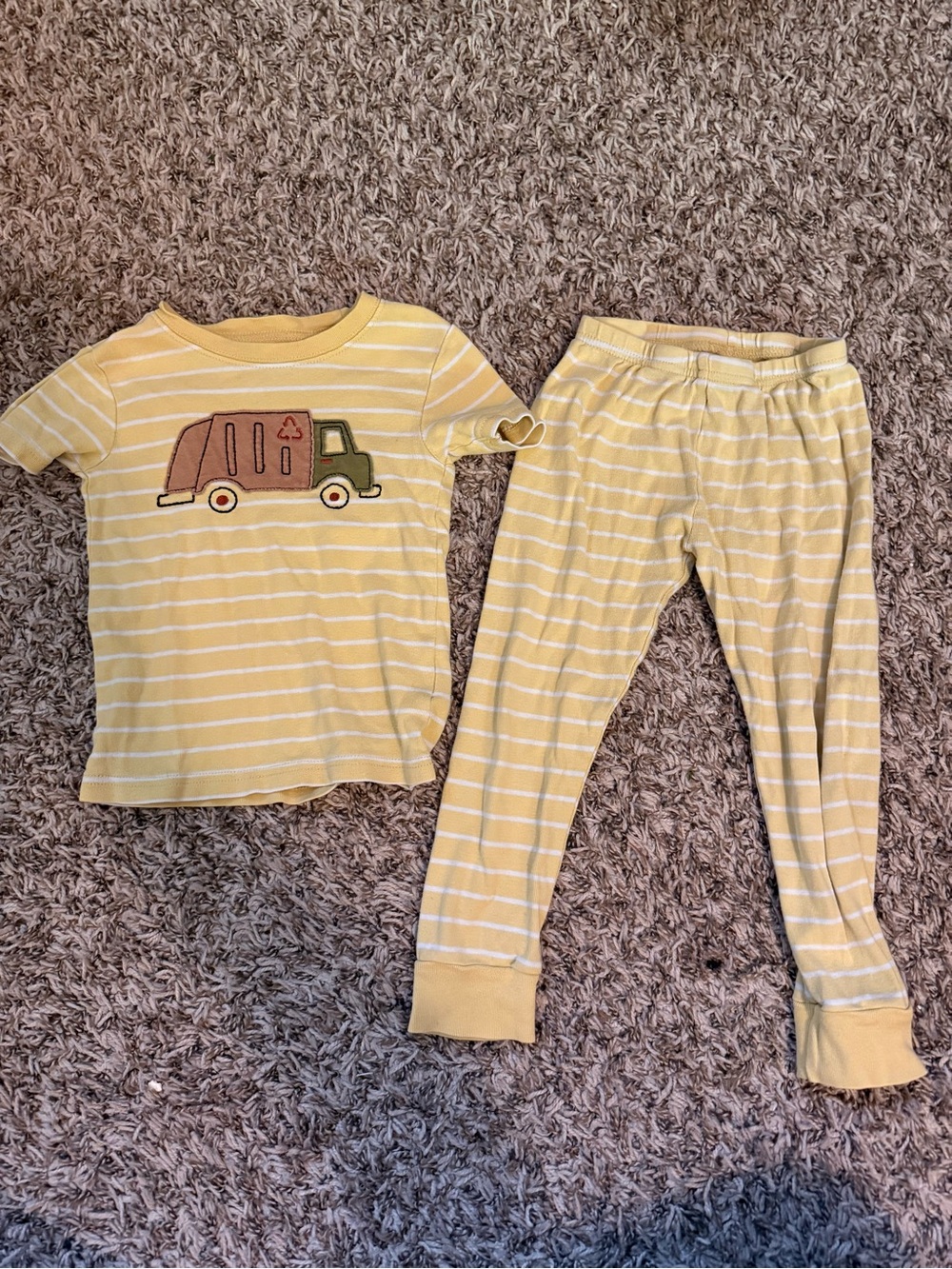 3T Carter’s Unisex “Garbage Truck” Pajama Set